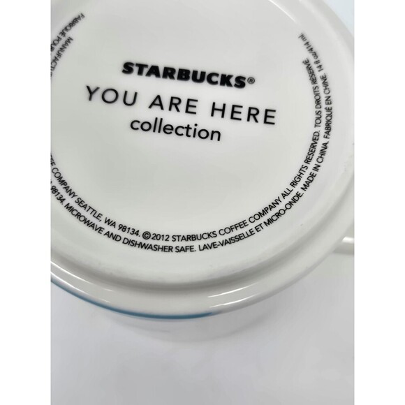 STARBUCKS YOU ARE HERE CALIFORNIA COFFEE MUG CUP RETIRED 2012 COLLECTIBLE TRAVEL - Picture 11 of 11